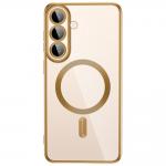 Carcasa Tech-Protect MagFlex cu MagSafe compatibila cu Samsung Galaxy S26 FE, Gold / Clear 4 - lerato.ro