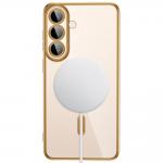 Carcasa Tech-Protect MagFlex cu MagSafe compatibila cu Samsung Galaxy S26 FE, Gold / Clear 5 - lerato.ro