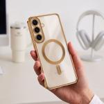 Carcasa Tech-Protect MagFlex cu MagSafe compatibila cu Samsung Galaxy S26 FE, Gold / Clear 10 - lerato.ro