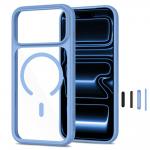 Kit protectie 3in1 Tech-Protect MagOne cu MagSafe + 2 folii proectie Glass Plus compatibile cu iPhone 18 Pro / 17 Pro, Light Blue / Clear 6 - lerato.ro