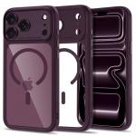 Husa Tech-Protect MagPeak cu MagSafe compatibila cu iPhone 18 Pro / 17 Pro, Burgundy / Clear 4 - lerato.ro