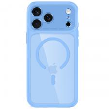 Huse si carcase iPhone 18 Pro, Husa Tech-Protect MagPeak cu MagSafe compatibila cu iPhone 18 Pro / 17 Pro, Light Blue / Clear, lerato.ro