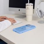 Husa Tech-Protect MagPeak cu MagSafe compatibila cu iPhone 18 Pro / 17 Pro, Light Blue / Clear 6 - lerato.ro