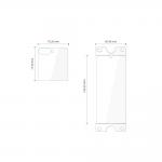 Set protectie 4-in-1 Tech-Protect Easy Set Foil & Glass Fit, 2x folie sticla, 2x folie protectie, kit montare inclus, compatibil cu Samsung Galaxy Z Flip 7 / 8, Transparent 3 - lerato.ro