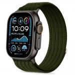 Curea Tech-Protect Nylon Sport compatibila cu Apple Watch 44/45/46/49 mm, Military Green 2 - lerato.ro