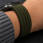 Curea Tech-Protect Nylon Sport compatibila cu Apple Watch 44/45/46/49 mm, Military Green 9 - lerato.ro