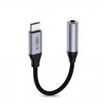 Adaptor audio Tech-Protect Ultraboost, USB-C la Jack 3.5mm mama, Lungime 11.5cm, Negru / Gri 2 - lerato.ro