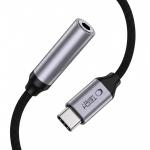 Adaptor audio Tech-Protect Ultraboost, USB-C la Jack 3.5mm mama, Lungime 11.5cm, Negru / Gri 5 - lerato.ro