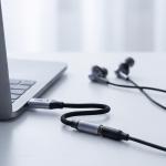 Adaptor audio Tech-Protect Ultraboost, USB-C la Jack 3.5mm mama, Lungime 11.5cm, Negru / Gri 9 - lerato.ro