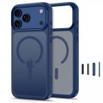Husa Tech-Protect Magmat cu MagSafe compatibila cu iPhone 18 Pro / 17 Pro, Matte Blue 4 - lerato.ro