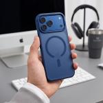 Husa Tech-Protect Magmat cu MagSafe compatibila cu iPhone 18 Pro / 17 Pro, Matte Blue 6 - lerato.ro