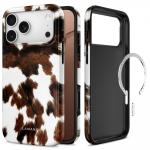 Husa Tech-Protect Lamano cu MagSafe compatibila cu iPhone 18 Pro Max / 17 Pro Max, Maro / Alb 4 - lerato.ro