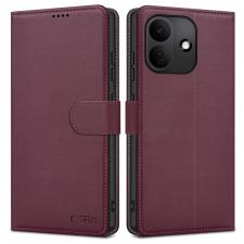 Husa flip cover Tech-Protect Wallet compatibila cu Xiaomi Redmi Note 17 Pro, Burgundy