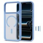 Husa Tech-Protect Magmat cu Magsafe compatibila cu iPhone 18 Pro / 17 Pro, Matte Light Blue 4 - lerato.ro
