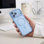 Husa Tech-Protect Magmat cu Magsafe compatibila cu iPhone 18 Pro / 17 Pro, Matte Light Blue 9 - lerato.ro