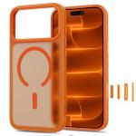 Husa Tech-Protect Magmat cu Magsafe compatibila cu iPhone 18 Pro / 17 Pro, Matte Orange 3 - lerato.ro