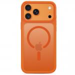 Husa Tech-Protect Magmat cu Magsafe compatibila cu iPhone 18 Pro / 17 Pro, Matte Orange 2 - lerato.ro