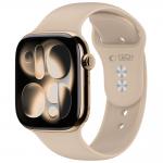 Curea Tech-Protect Silicone compatibila cu Apple Watch 8/9/10/11/12/SE/Ultra, 44/45/46/49mm, Walnut 2 - lerato.ro