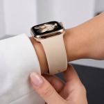 Curea Tech-Protect Silicone compatibila cu Apple Watch 8/9/10/11/12/SE/Ultra, 44/45/46/49mm, Walnut 8 - lerato.ro