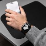 Curea Tech-Protect Silicone compatibila cu Apple Watch 8/9/10/11/12/SE/Ultra, 44/45/46/49mm, Negru 7 - lerato.ro