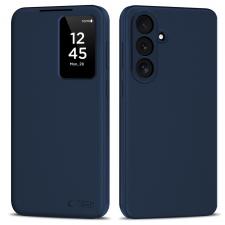 Husa flip cover Tech-Protect Smart Wallet compatibila cu Samsung Galaxy S26 FE, Navy Blue