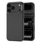 Husa Tech-Protect Ion Carbon cu MagSafe compatibila cu iPhone 18 Pro / 17 Pro, Negru / Silver  3 - lerato.ro