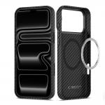 Husa Tech-Protect Ion Carbon cu MagSafe compatibila cu iPhone 18 Pro Max / 17 Pro Max, Negru / Silver 3 - lerato.ro
