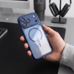 Husa Tech-Protect MagPeak cu MagSafe compatibila cu iPhone 18 Pro / 17 Pro, Deep Blue / Clear 7 - lerato.ro