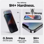 Set 2 folii sticla securizata Tech-Protect OneTouch Set Spy Plus, Kit montare inclus, compatibile cu iPhone 18 Pro Max / 17 Pro Max, Negru 10 - lerato.ro