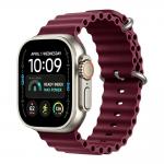 Curea Tech-Protect Iconband Pro compatibila cu Apple Watch 8/9/10/11/12/SE/Ultra, 44/45/46/49mm, Burgundy  2 - lerato.ro