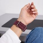 Curea Tech-Protect Iconband Pro compatibila cu Apple Watch 8/9/10/11/12/SE/Ultra, 44/45/46/49mm, Burgundy  6 - lerato.ro