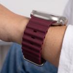 Curea Tech-Protect Iconband Pro compatibila cu Apple Watch 8/9/10/11/12/SE/Ultra, 44/45/46/49mm, Burgundy  7 - lerato.ro