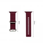 Curea Tech-Protect Iconband Pro compatibila cu Apple Watch 8/9/10/11/12/SE/Ultra, 44/45/46/49mm, Burgundy  8 - lerato.ro