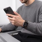 Curea Tech-Protect Silicone Line compatibila cu Apple Watch 8/9/10/11/12/SE/Ultra, 44/45/46/49mm, Negru 3 - lerato.ro