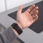 Curea Tech-Protect Silicone Line compatibila cu Apple Watch 8/9/10/11/12/SE/Ultra, 44/45/46/49mm, Negru 4 - lerato.ro