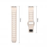 Curea Tech-Protect Silicone Line compatibila cu Apple Watch 8/9/10/11/12/SE/Ultra, 44/45/46/49mm, Bej 7 - lerato.ro