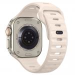 Curea Tech-Protect Silicone Line compatibila cu Apple Watch 8/9/10/11/12/SE/Ultra, 44/45/46/49mm, Bej 8 - lerato.ro