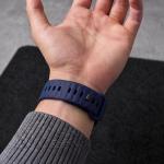 Curea Tech-Protect Silicone Line compatibila cu Apple Watch 8/9/10/11/12/SE/Ultra, 44/45/46/49mm, Navy Blue 4 - lerato.ro