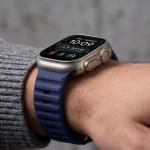 Curea Tech-Protect Silicone Line compatibila cu Apple Watch 8/9/10/11/12/SE/Ultra, 44/45/46/49mm, Navy Blue 5 - lerato.ro