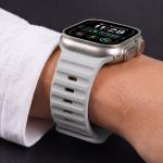 Curea Tech-Protect Silicone Line compatibila cu Apple Watch 8/9/10/11/12/SE/Ultra, 44/45/46/49mm, Gri 7 - lerato.ro