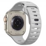 Curea Tech-Protect Silicone Line compatibila cu Apple Watch 8/9/10/11/12/SE/Ultra, 44/45/46/49mm, Gri 9 - lerato.ro