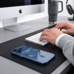 Husa Tech-Protect MagFlex cu MagSafe compatibila cu iPhone 18 Pro Max / 17 Pro Max, Albastru / Transparent 9 - lerato.ro