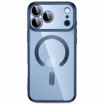 Husa Tech-Protect MagFlex cu MagSafe compatibila cu iPhone 18 Pro Max / 17 Pro Max, Albastru / Transparent 11 - lerato.ro