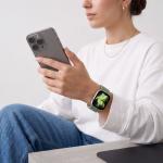Curea Tech-Protect NylonMag compatibila cu Apple Watch 8/9/10/11/12/SE, 40/41/42mm, Verde 6 - lerato.ro