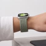 Curea Tech-Protect NylonMag compatibila cu Apple Watch 8/9/10/11/12/SE, 40/41/42mm, Verde 8 - lerato.ro