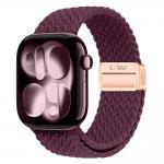 Curea Tech-Protect NylonMag compatibila cu Apple Watch 8/9/10/11/12/SE/Ultra, 44/45/46/49mm, Burgundy 2 - lerato.ro