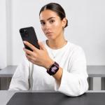 Curea Tech-Protect NylonMag compatibila cu Apple Watch 8/9/10/11/12/SE/Ultra, 44/45/46/49mm, Burgundy 9 - lerato.ro