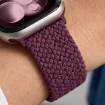 Curea Tech-Protect NylonMag compatibila cu Apple Watch 8/9/10/11/12/SE/Ultra, 44/45/46/49mm, Burgundy 10 - lerato.ro