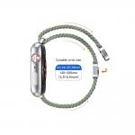 Curea Tech-Protect NylonMag compatibila cu Apple Watch 8/9/10/11/12/SE/Ultra, 44/45/46/49mm, Verde 5 - lerato.ro