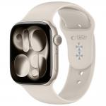 Curea Tech-Protect Silicone compatibila cu Apple Watch 8/9/10/11/12/SE/Ultra, 44/45/46/49mm, Starlight 2 - lerato.ro